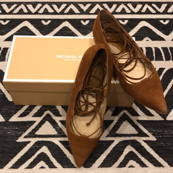 Michael Kors Collection Tied Up Flats Sz 36.5/ 6.5 - Picture 2 of 7